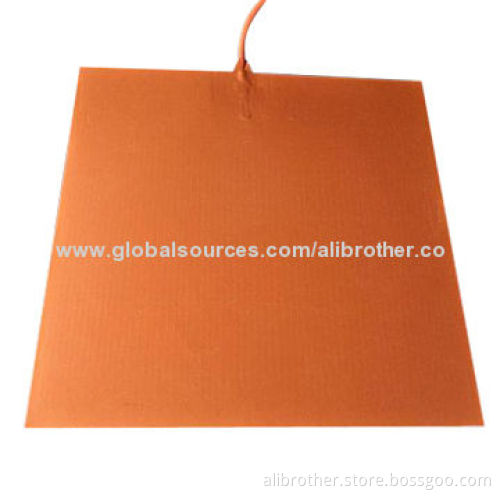 200x200mm 12V 200W Silicone Heating Pad/Heater with 100K Thermistor for 3D Printer Bed